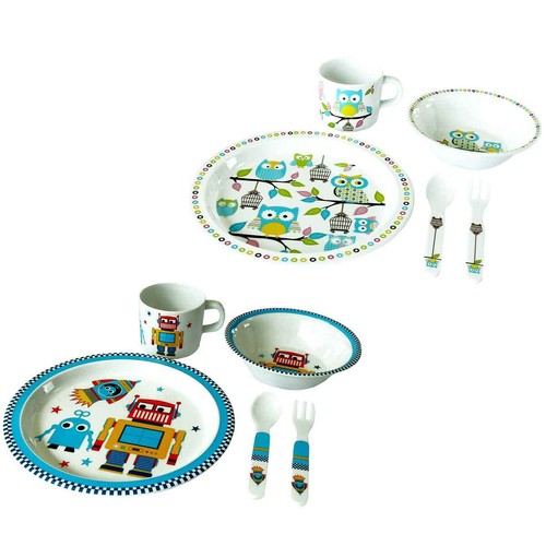 Kinder geschirr besteck set - kinder,