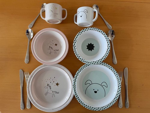 Kinder geschirr und besteck - kinder,